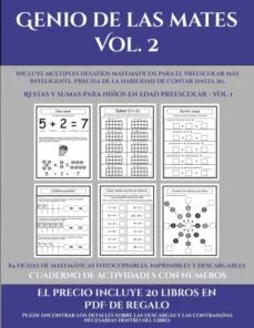 Cuaderno de actividades con numeros genio de las mates vol 2 (Garcia Santiago)